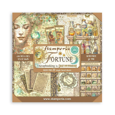 Stamperia Fortune Maxi Paper Pad 12
