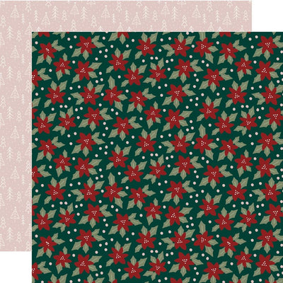 Simple Stories - Boho Christmas Paper - Mistletoe Wishes