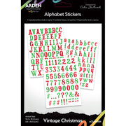 Arden Creative Studio - Vintage Christmas Alphabet Stickers