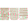 Arden Creative Studio - Vintage Christmas Alphabet Stickers