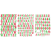 Arden Creative Studio - Vintage Christmas Alphabet Stickers