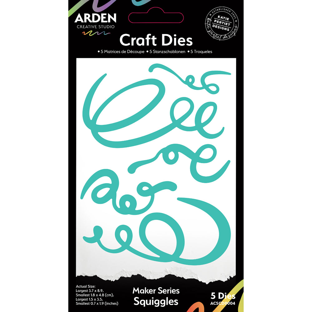 Arden Creative Studio - Maker Series Collection - Dies - Squiggles