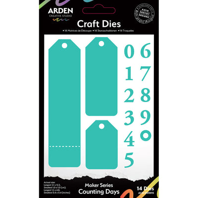 Arden Creative Studio - Maker Series Collection - Counting Days Die Set 14/Pkg