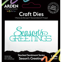 Arden Creative Studio - Stacked Sentiment Series - Season's Greetings 1/Pkg
