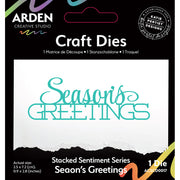 Arden Creative Studio - Stacked Sentiment Series - Season's Greetings 1/Pkg