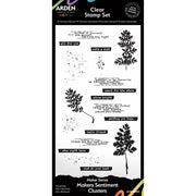 Arden Creative Studio - Maker Series Collection - Clear Photopolymer Stamps - Sentiment Clusters