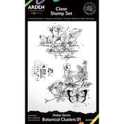 Arden Creative Studio - Page Starters Collection - Clear Photopolymer Stamps - Botanical Clusters 01