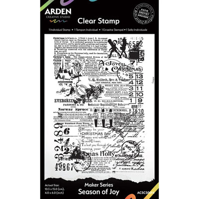 Arden Creative Studio - Marker Series - Season of Joy Clear Stamp