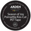 Arden Creative Studio - Season of Joy Poinsettia Kiss-Cut PET Tape