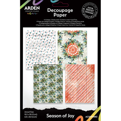 Arden Creative Studio - Season of Joy Decoupage Paper