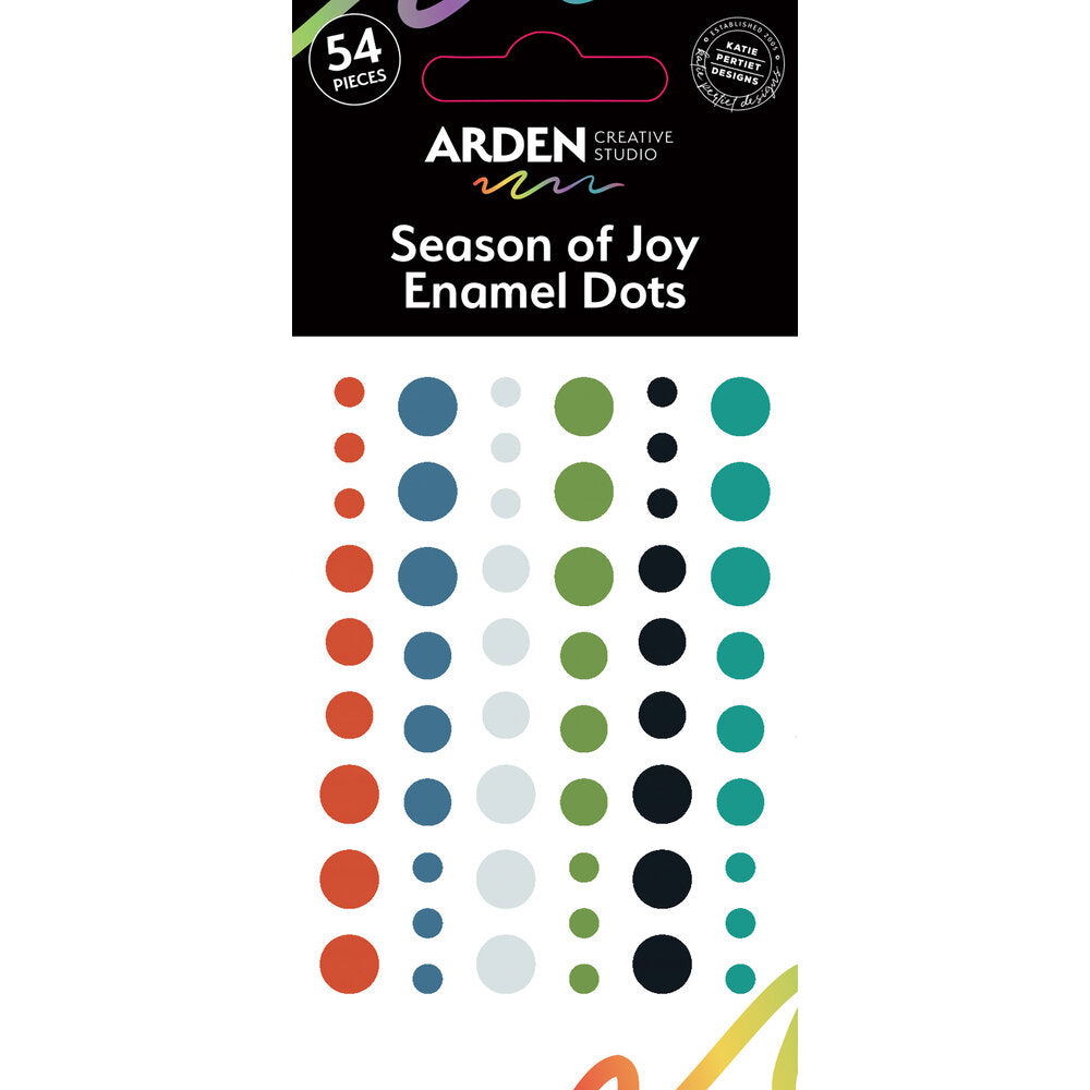 Arden Creative Studio - Season of Joy Enamel Dots 54/Pkg