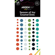 Arden Creative Studio - Season of Joy Enamel Dots 54/Pkg
