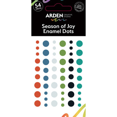 Arden Creative Studio - Season of Joy Enamel Dots 54/Pkg