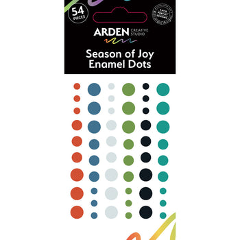 Arden Creative Studio - Season of Joy Enamel Dots 54/Pkg