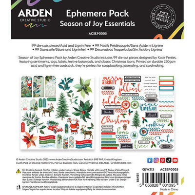 Arden Creative Studio - Season of Joy Ephemera Pack 99/Pkg