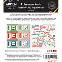 Arden Creative Studio - Season of Joy Page Makers Ephemera Pack 79/Pkg