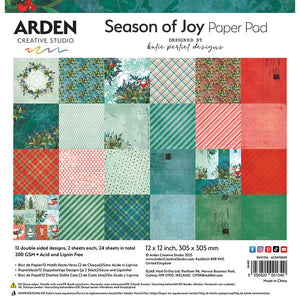 Arden Creative Studio - Season of Joy 12x12 Patterned Paper Pad
