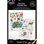 Arden Creative Studio - Season of Joy Rub-on Transfer Set