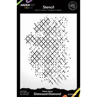 Arden Creative Studio - Maker Series Collection - Stencil - Distressed Diamond