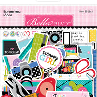 Bella Blvd - Let's Scrapbook Ephemera Icons 86/Pkg
