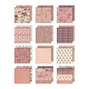 Tim Holtz Idea-ology - Palette Collection - 12 x 12 Paper Pack - Pink