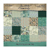 Tim Holtz Idea-ology - Palette Collection - 12 x 12 Paper Pack - Teal