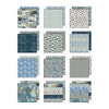 Tim Holtz Idea-ology - Palette Collection - 12 x 12 Paper Pack - Blue