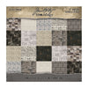 Tim Holtz Idea-ology - Palette Collection - 12 x 12 Paper Pack - Charcoal