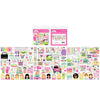 Doodlebug - Color Me Crafty Die Cut Cardstock Pieces - Odds And Ends 142/Pkg