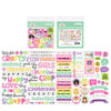 Doodlebug - Color Me Crafty Die Cut Cardstock Pieces - Chit Chat 101/Pkg