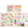 Doodlebug - Color Me Crafty Die Cut Cardstock Pieces - Bits & Pieces 71/Pkg