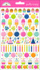 Doodlebug - Cupcakes & Candles Shape Puffy Stickers - Icons