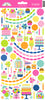 Doodlebug - Cupcakes & Candles Cardstock Stickers - Icons 6x13"