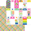 Doodlebug - Cupcakes & Candles Paper - Party Plaid
