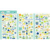 Doodlebug - Balloons & Banners Mini Stickers - Icons