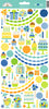 Doodlebug - Balloons & Banners Cardstock Stickers - Icons 6x13"