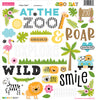 Bella Blvd - Zoo Day Ciao Chipboard Icons Stickers 12x12
