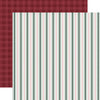 Echo Park - Baking Christmas Cheer Paper - Kitchen Stripes