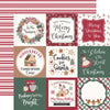 Echo Park - Baking Christmas Cheer Paper - 4 x 4 Journaling Cards