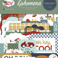 Carta Bella - That's My Boy Ephemera 34/Pkg