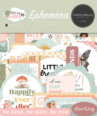 Carta Bella - That's My Girl Ephemera 34/Pkg