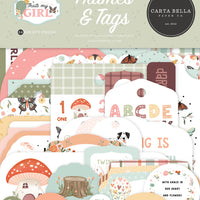 Carta Bella - That's My Girl  Frames & Tags 34/Pkg