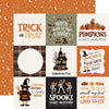 Carta Bella - Handmade Halloween Paper - 4 x 4 Journaling Cards