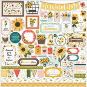 Carta Bella - Sunflower Summer 12x12 Element Sticker Sheet