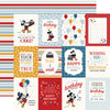 Echo Park - Mouse and Me Birthday Paper - 3x4 Journaling Cards