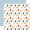 Echo Park - Mouse and Me Birthday Paper - Birthday Wishes Balloons