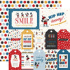Echo Park - Mouse and Me Birthday Paper - Tags Journaling Cards