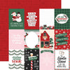 Echo Park - North Pole Christmas Paper - 3 x 4 Journaling Cards