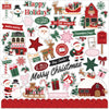 Echo Park - North Pole Christmas 12x12 Sticker Sheet - Elements
