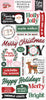 Echo Park - North Pole Christmas Chipboard Words & Phrases 6x13"